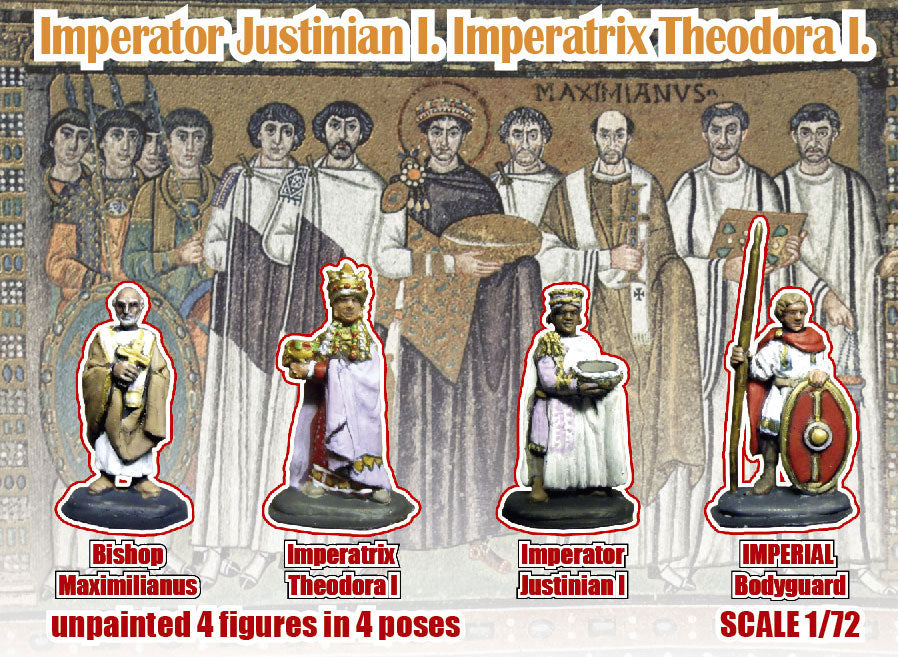 Linear-A 011-S 1:72 Imperator Justinian I. / Theodora I. Set 1