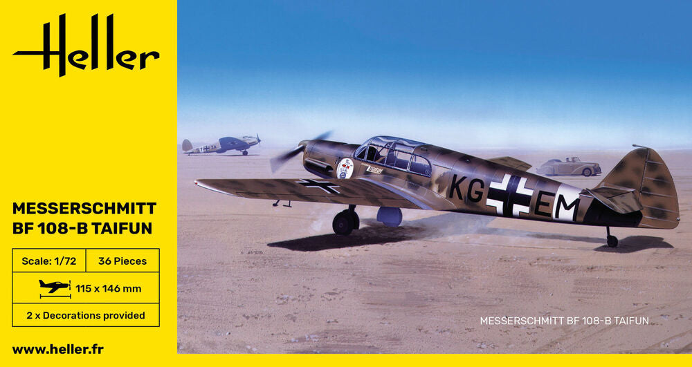 Heller 80231 1:72 Messerschmitt Bf-108B Taifun