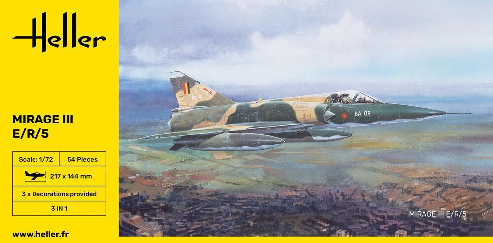 Heller 80323 1:72 Dassault-Mirage IIIE / R / 5 / BA