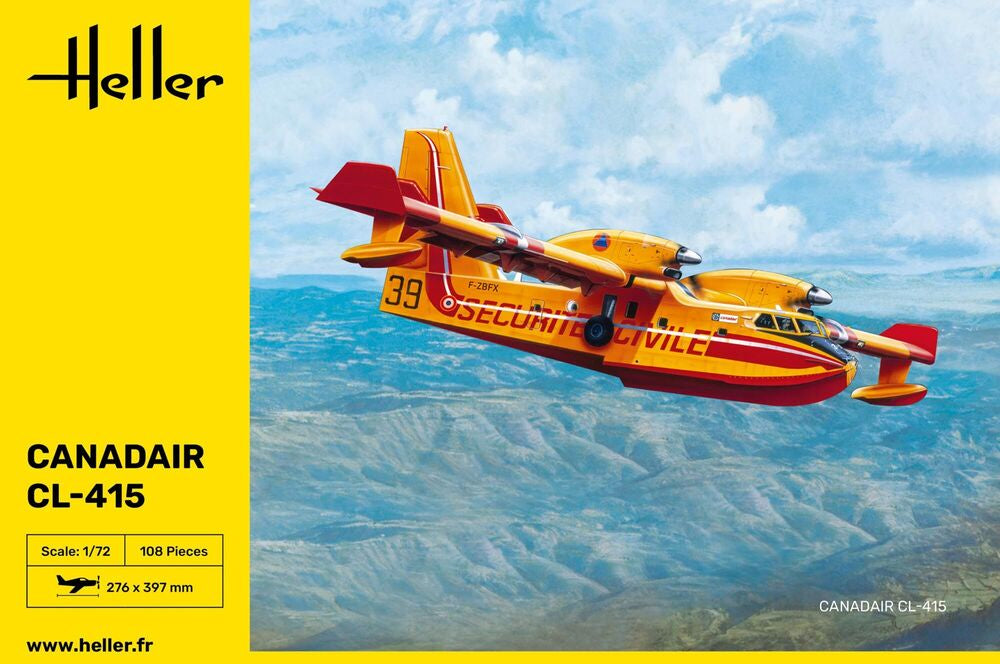 Heller 80370 1:72 Canadair CL-415 Securite Civil Flying Boat