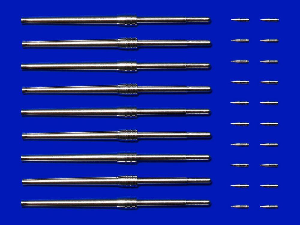 Tamiya 12643 1:350 Metal 46cm Barrels & Projectiles