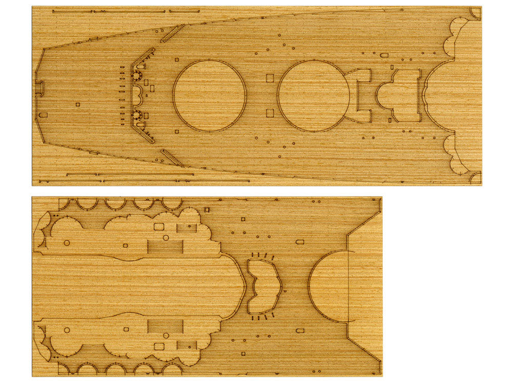 Tamiya 12645 1:350 Japanese Battleship Yamato Deck Sheet