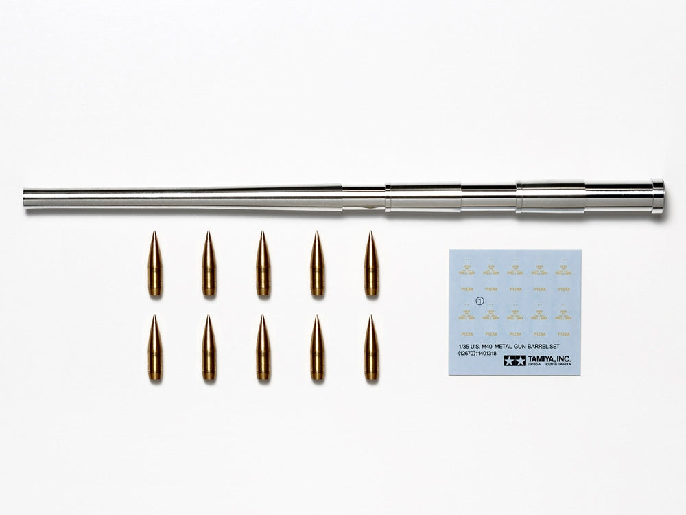 Tamiya 12670 1:35 U.S. M40 Metal Gun Barrel Set