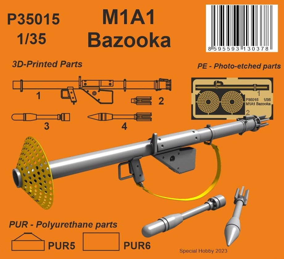 CMK 129-P35015 1:35 M1A1 Bazooka
