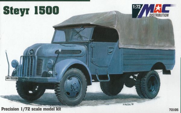 MAC Distribution 72105 1:72 Steyr 1500 lorry single axle with double wheels