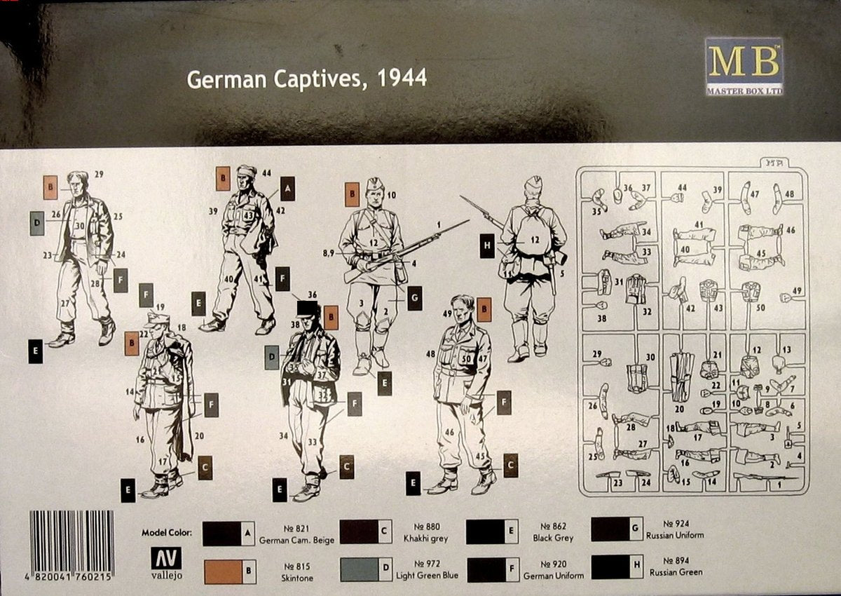 Master Box MB3517 1:35 German (WWII) prisoners 1944