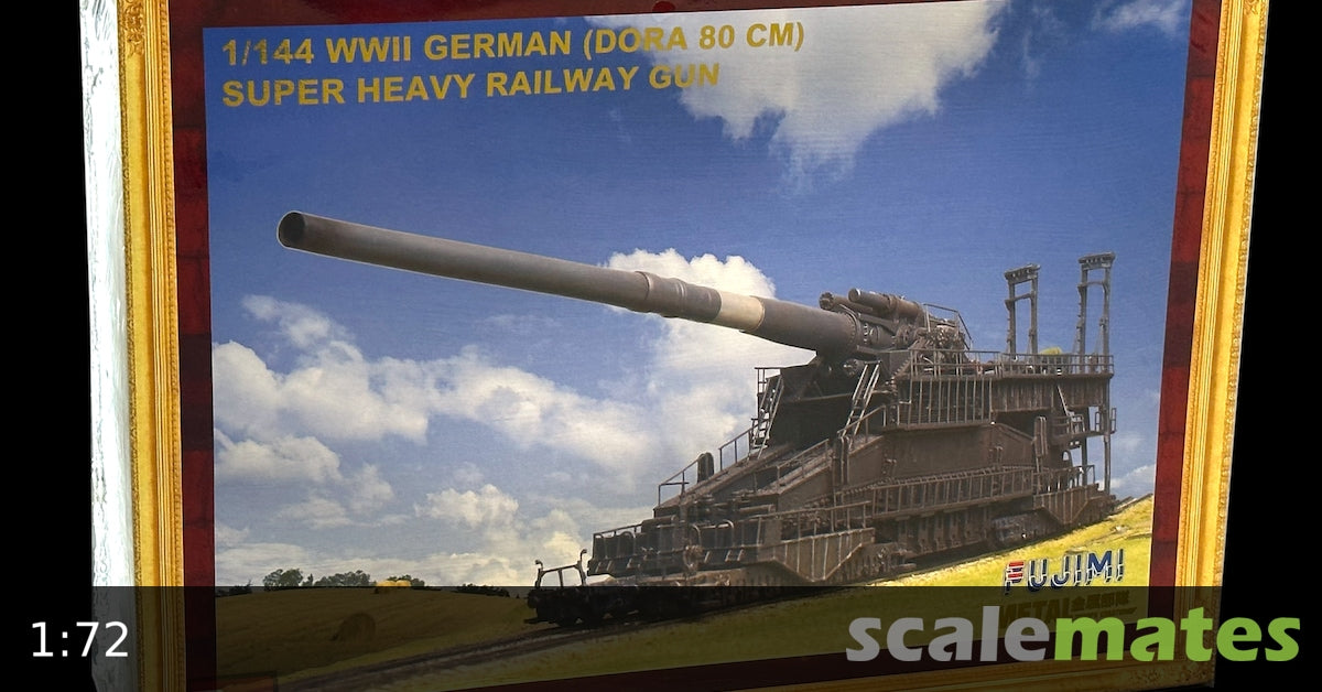Fujimi MT-9511 1:144 Dora railway gun (ex Soar Art SA14411)