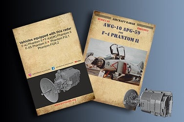 Print Scale PSR48039 1:48 AWG-10 APG-59 Radar for McDonnell Phantom II F-4J/F-4S