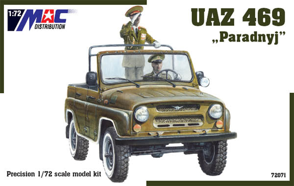 MAC Distribution 72071 1:72 Soviet UAZ-469 'Paradnyj' (Soviet Parade car)