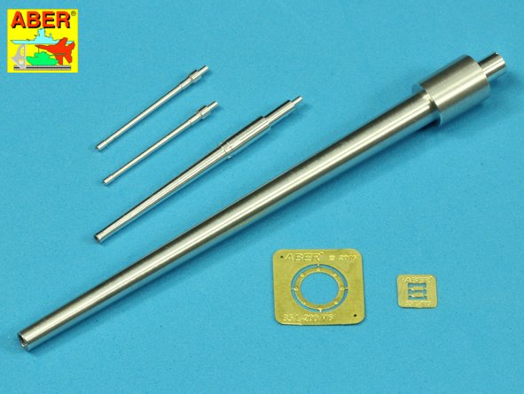 Aber 35L200 1:35 Armament for U.S. M6 Heavy Tank 1 x 76,2mm M7, 1 x 37mm M6; 2 x 12,7mm Browning M2