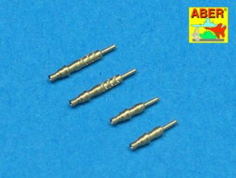 Aber A48003 1:48 Set of 4 Barrels Tips for German 7,92mm MG.17 Aircraft Machine Guns