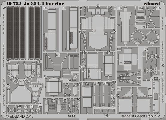 Eduard 49782 1:48 Junkers Ju-88A-4 interior