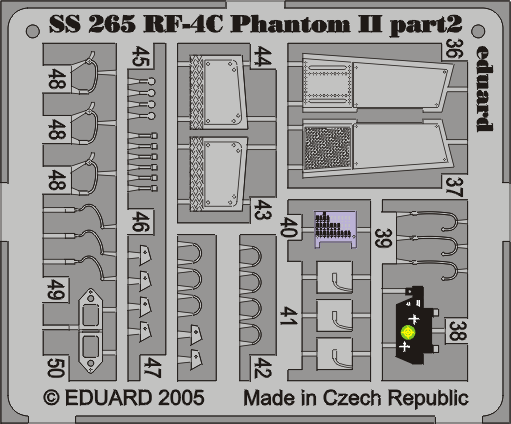 Eduard SS265 1:72 McDonnell RF-4C Phantom PRE-PAINTED IN COLOUR!