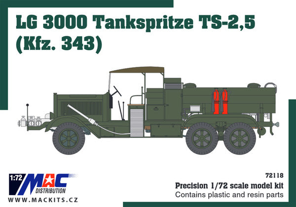 MAC Distribution 72118 1:72 LG 3000 Kfz 343 Tankspritze TS-2,5