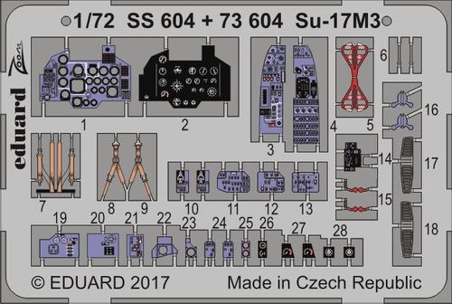 Eduard SS604 1:72 Sukhoi Su-17M3