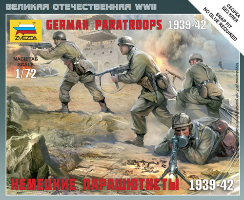 Zvezda 6136 1:72 German (WWII) Paratroops