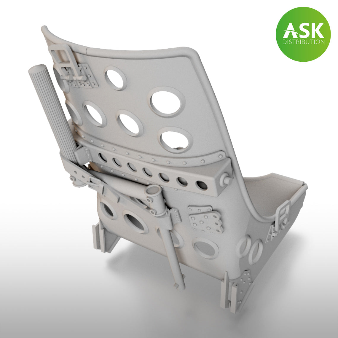 Art Scale 200-A32014 1:32 Mitsubishi A6M Zero Seat Early with starter crank