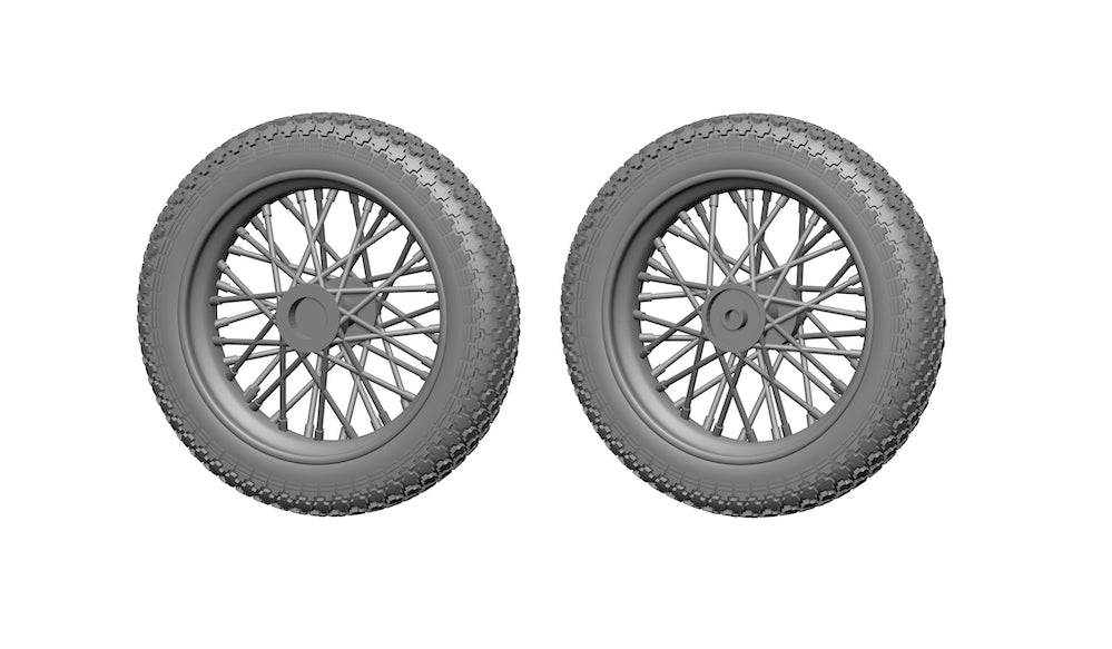 Art Scale 200-A35006 1:35 U.S. Motorcycle WLA motorcycle wheels and cylinders