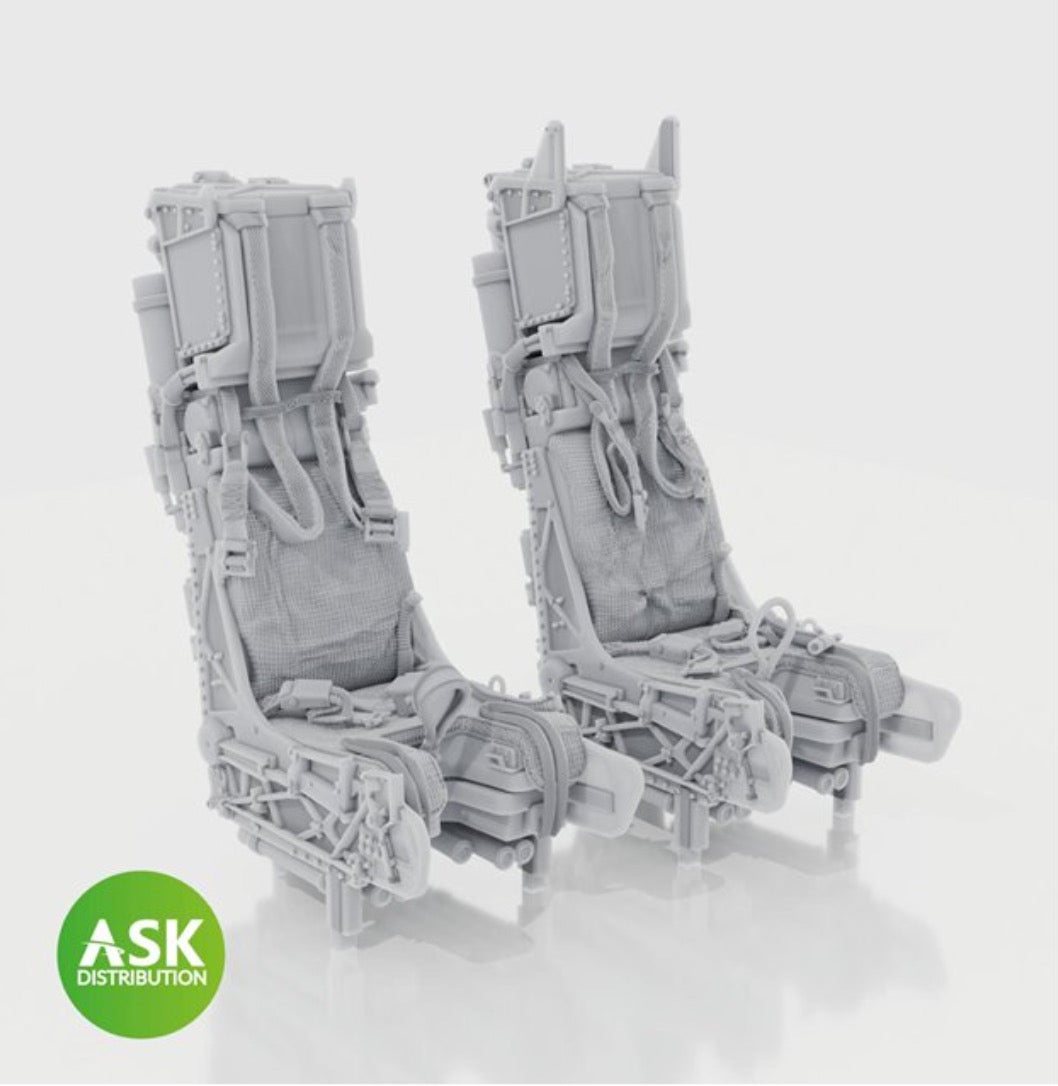 Art Scale 200-A48075 1:48 SJU-17 Ejection seat with seat belts - 2 pcs