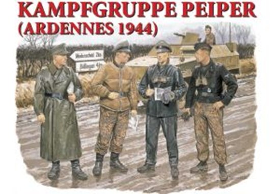 Dragon 6088 1:35 Commander Joachim Peiper and 3 staff figures, Ardennes '44