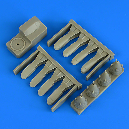 Quickboost (by Aires) 72555 1:72 Lockheed P-3C Orion propellers with tool (designed to be used with Hasegawa and Revell kits)