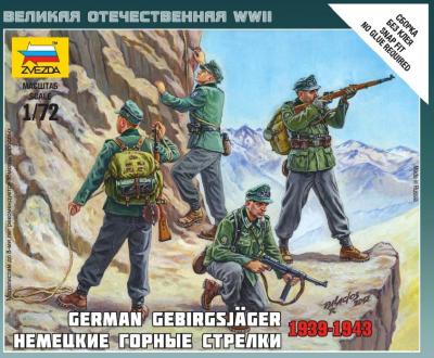 Zvezda 6154 1:72 German (WWII) Gebirgsjager 1938 to 1943