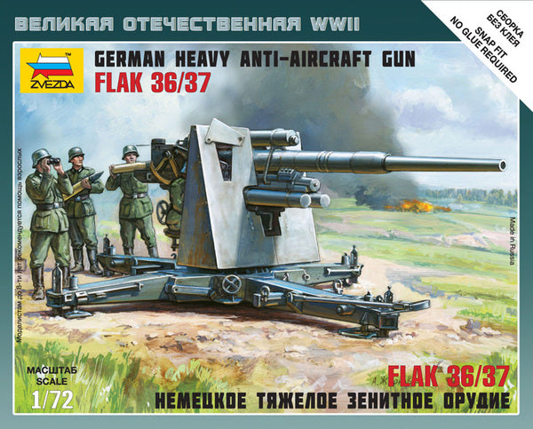 Zvezda 6158 1:72 German 88mm Flak 36/37