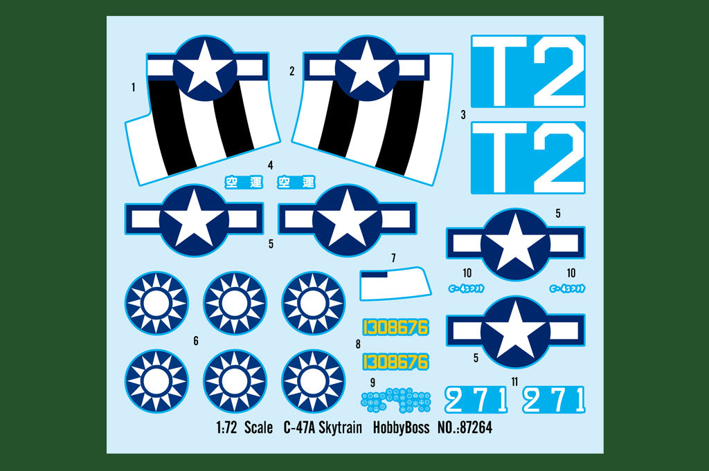 Hobby Boss 87264 1:72 Douglas C-47A Skytrain