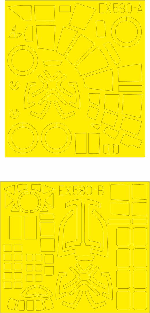 Eduard EX580 1:48 Heinkel He-111H-3 WWII German Bomber