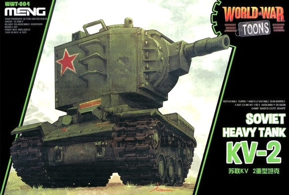 Meng Model MMWWT-004 Soviet Heavy Tank KV-2 World War Toon