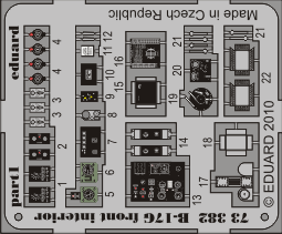 Eduard 73382 1:72 Boeing B-17G Flying Fortress front interior