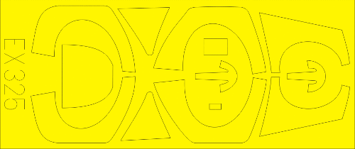 Eduard EX325 1:48 Dassault Mirage 2000B/2000D/2000N