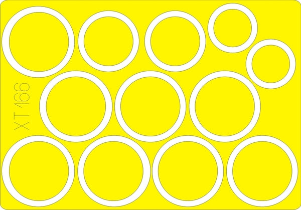 Eduard XT166 1:35 Soviet BT-7 wheel masks