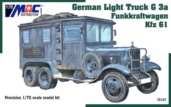 MAC Distribution 72137 1:72 Mercedes-Benz G3a Kfz.61 Funkkraftwagen