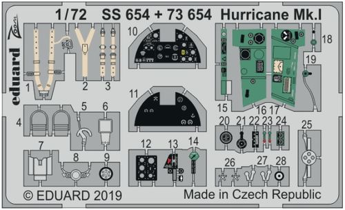 Eduard SS654 1:72 Hawker Hurricane Mk.I