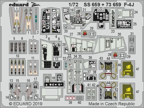 Eduard SS659 1:72 McDonnell F-4J Phantom