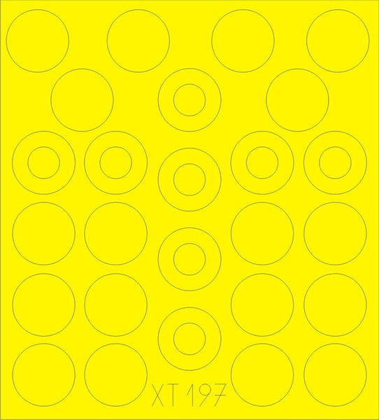 Eduard XT197 1:35 SPH M109A wheel masks
