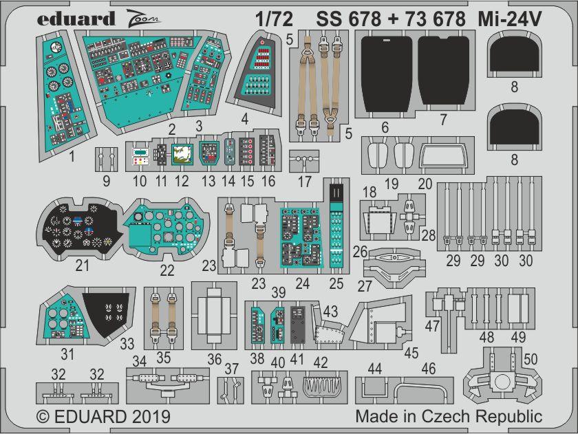 Eduard SS678 1:72 Mil Mi-24V