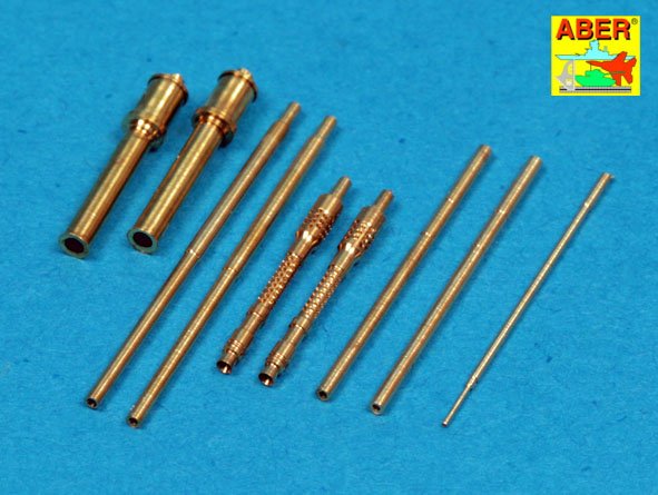 Aber A48111 1:48 2 x MG.131 & 4 x MG.151 and Pitot Tube Armament for Focke-Wulf Fw-190A-7/8/9/10 & Fw-190D-9