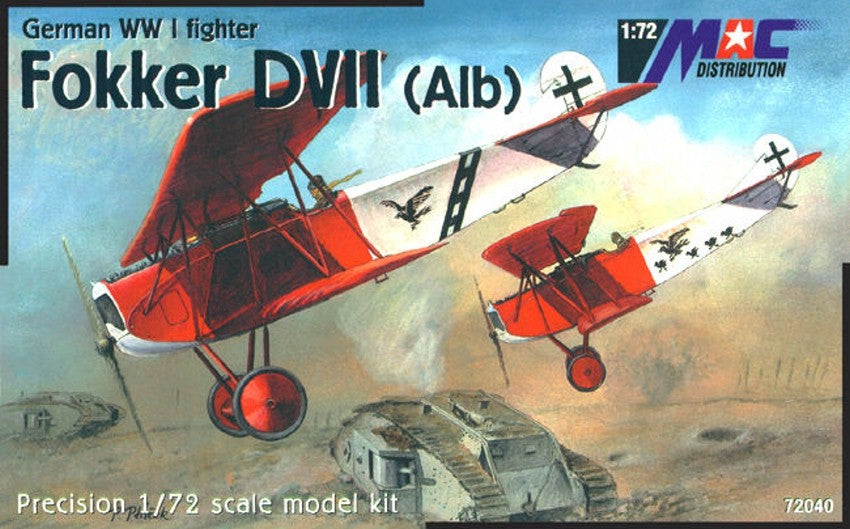 MAC Distribution 72040 1:72 Fokker D.VII (alb)