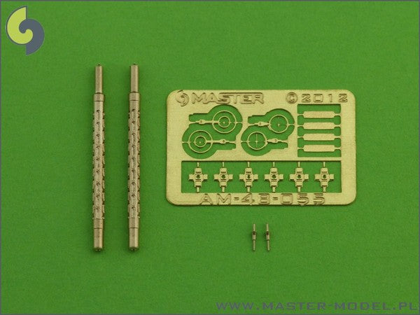 Master 48-055 1:48 German Aircraft Machine Gun MG 15 - Turned Barrels and Etched Sights (2pcs)