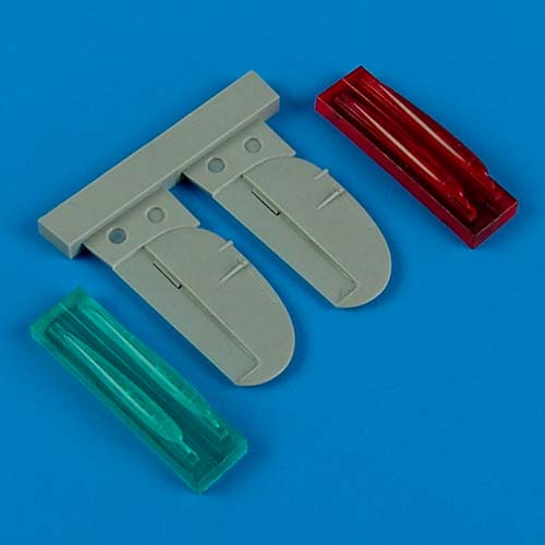 Quickboost (by Aires) 72413 1:72 Supermarine Spitfire Mk.IX position lights & rudder