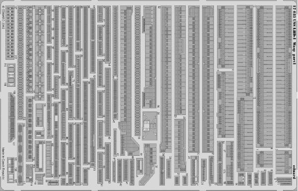 Eduard 17033 1:700 USS Wasp LHD-1 for Hobby Boss