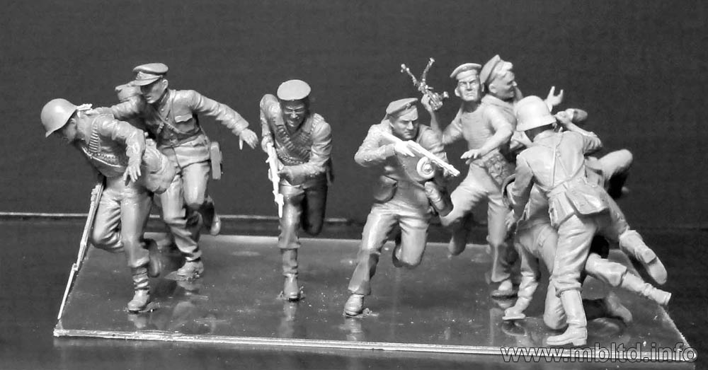 Master Box MB35153 1:35 Soviet Marines, Attack, 1941-1942. Eastern Front Battle Series