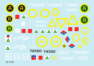 Star Decals 35-C1001 1:35 South African Shermans in Italy 1943-45 - Mk.III, Mk.IIA, Firefly Mk.VC