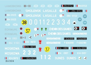 Star Decals 35-C1014 1:35 AMX-30B2 French Main Battle Tank Brennus French AMX-30B