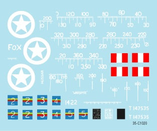 Star Decals 35-C1020 1:35 RMASG Shermans - Royal Marines tanks in Normandy. Sherman Mk.V