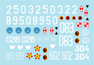 Star Decals 35-C1030 1:35 ZSU-57-2. Soviet, Poland and DDR.