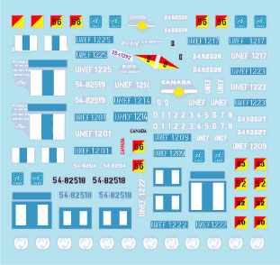 Star Decals 35-C1392 1:35 UNEF Canadian Ferrets