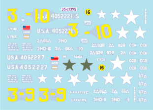 Star Decals 35-C1395 1:35 US M8 75mm HMC. D-Day and France in 1944